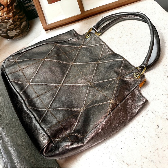 Plinio Visona Gunmetal Purse - Picture 2 of 12